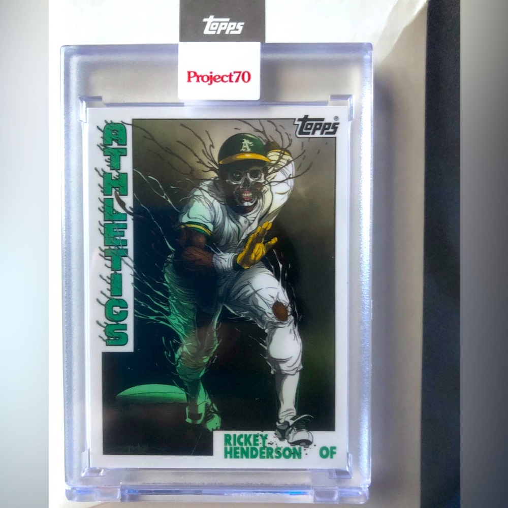 Rickey Henderson baseball card